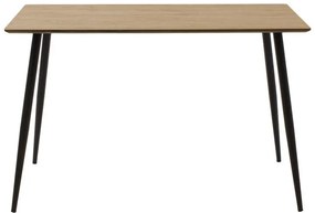 Σετ Τραπεζαρίας Cuba - Bella 5 τεμ Mdf Sonoma - Ανθρακί 120x70x76 εκ. 120x70x76 εκ.