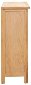 vidaXL Κάβα Κρασιών 72 x 32 x 90 εκ. από Μασίφ Ξύλο Δρυός