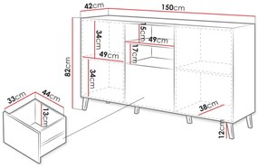 Μπουφές Abeto-Mauro