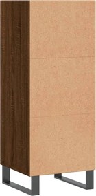 vidaXL Ντουλάπι Καφέ Δρυς 34,5x32,5x90 εκ. Επεξεργασμένο Ξύλο