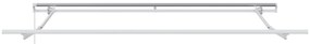 vidaXL Manual Retractable Awning Ριγέ 350x250 εκ.