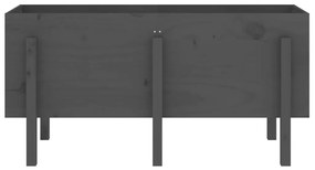 vidaXL Ζαρντινιέρα Υπερυψωμένη 121 x 50 x 57 εκ. από Μασίφ Ξύλο Πεύκου