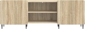 vidaXL Ντουλάπι TV Sonoma Δρυς 150 x 31 x 52 εκ. Επεξεργασμένο Ξύλο