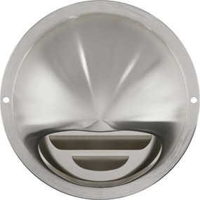 vidaXL Καπάκια Αερισμού 2 τεμ. Ασημί 80 mm Ανοξείδωτο Ατσάλι