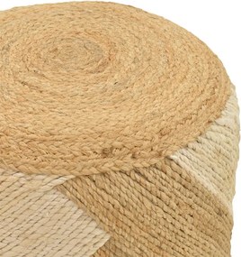 Σκαμπό Elision Inart φυσικό-μπεζ 100% γιούτα Φ38x38εκ