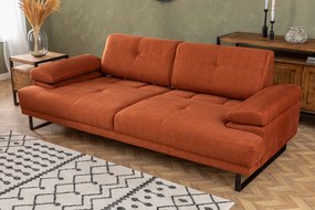 3-Seat Sofa-Bed Mustang - Orange Orange