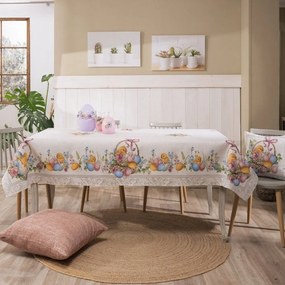 Τραπεζομάντηλο Clucky Multi Teoran 140X220 Ακρυλικό,Βαμβάκι, Polyester