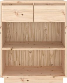 vidaXL Ντουλάπι Κονσόλα 60 x 34 x 75 εκ. από Μασίφ Ξύλο Πεύκου