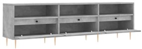 vidaXL Έπιπλο Τηλεόρασης Γκρι Σκυρ. 150x30x44,5 εκ. Επεξ. Ξύλο
