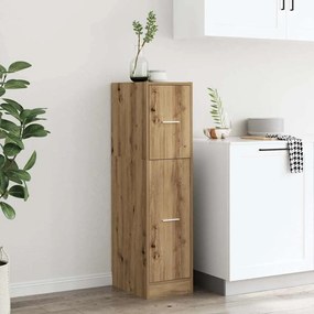 vidaXL Συρταριέρα Γενικής Χρήσης Αρτισιανή Δρυς 30x41x118εκ Επεξ. Ξύλο