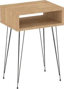 Κομοδίνο Scott Megapap χρώμα sapphire oak 40x30x60εκ.