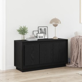 vidaXL Σαλονάκι Μαύρο Δρυς 102x35x55 εκ Επεξεργασμένο Ξύλο