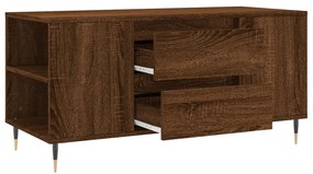 vidaXL Τραπεζάκι Σαλονιού Καφέ Δρυς 102x44,5x50 εκ. Επεξεργασμένο Ξύλο