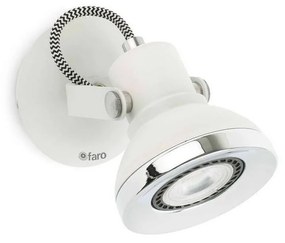 Φωτιστικό Τοίχου - Απλίκα Led Ring-1 40550 White Faro Metal