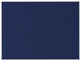 vidaXL Κουβέρτα Βαρύτητας Μπλε 150 x 200 εκ. 7 κ. Υφασμάτινη