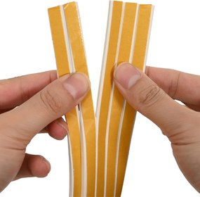 vidaXL Αυτοκόλλητη σφραγίδα παραθύρου Λευκό 8 x 3 mm 12 m EPDM αφρός
