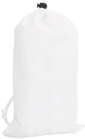 vidaXL Δίχτυ Σκίασης Παραλλαγής Λευκό 519x142 εκ. με Σάκο Αποθήκευσης