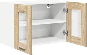 vidaXL Κρεμαστό ντουλάπι 2 pcs Δρύς Sonoma Επεξεργασμένο Ξύλο