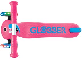 Globber Scooter Primo Plus Lights Fuchsia