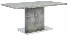 Τραπέζι Berwyn 951, Γκρι, 76x90x160cm, 56 kg, Ινοσανίδες μέσης πυκνότητας, Μέταλλο | Epipla1.gr