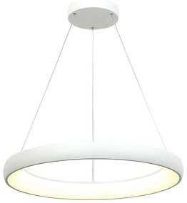 Φωτιστικό Οροφής 2061 Led 3000K 60W Φ80cm Sandy White Αλουμίνιο,Ακρυλικό