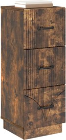 vidaXL Ντουλάπι με Συρτάρια 33 x 34,5 x 87 εκ. Επεξεργασμένο Ξύλο