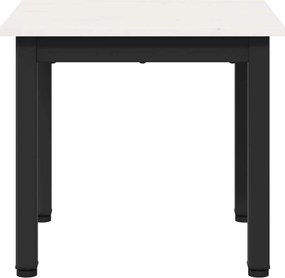 vidaXL Τραπεζάκι σαλονιού Λευκό 40 x 40 x 36 cm Στερεά ξυλεία πεύκου