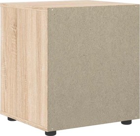 vidaXL κομοδίνο VISNES Sonoma Δρυς 45x40x50 cm Επεξεργασμένο ξύλο