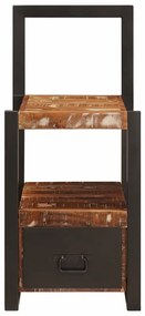 vidaXL Βάση Ρούχων Πολύχρωμο 40 x 40 x 90 cm Μασίφ ανακυκλωμένο ξύλο