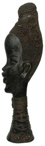 Φιγούρα Διακοσμητική Jabari 017911 13x6xH43cm Black Brown Polyresin
