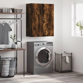 Ντουλάπι Τοίχου Καπνιστή Δρυς 69,5 x 34 x 90 εκ. Επεξεργ. Ξύλο