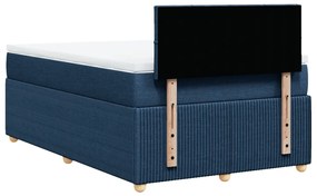 ΚΡΕΒΑΤΙ BOXSPRING ΜΕ ΣΤΡΩΜΑ ΜΠΛΕ 120X200 ΕΚ. ΥΦΑΣΜΑΤΙΝΟ 3289729