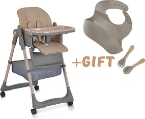 High chair with a gift Lindo beige