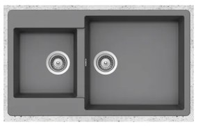 Schock Cristalite Element 31290 Croma Ένθετος Νεροχύτης 86x50cm