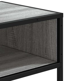 vidaXL Τραπέζι κονσόλας Γκρίζο Σονόμα 90x35x80 cm Ξύλινη κατασκευή