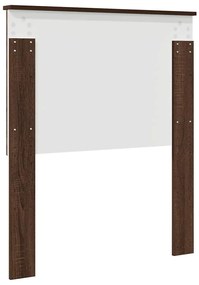 vidaXL Κεφαλάρι με κεφαλάρι Καφέ δρυς 80 cm Επεξεργασμένο ξύλο