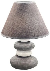 Επιτραπέζιο φωτιστικό Κεραμικό Bella Η33,5 Φ25 Fischer Honsel-850165-Γκρι 850165