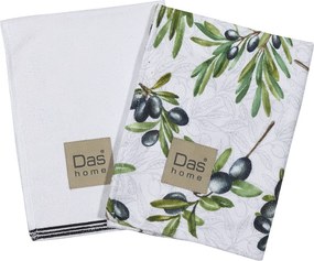 Ποτηρόπανα (Σετ 2τμχ) Das Home Kitchen 0635