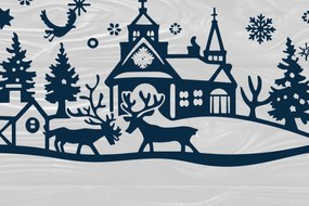 Σετ των 3 Intra απο ξύλο plywood 3mm-4mm πάχος Χριστουγεννιάτικο Δίασταση 4x4 cm INTRAFABR-102780821