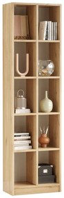 Intrahome Βιβλιοθήκη Oteca 10θέσεων Intrahome σε φυσική απόχρωση 51.1x25.4x180εκ | SKU: INTRAPA-287111209