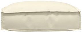 vidaXL Μαξιλαράκι Παλέτας για Παγκάκι Κρεμ 50x50x12 εκ, ύφασμα Oxford