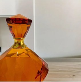 Stewehome Διακοσμητικό μπουκάλι αρώματος σε σχήμα διαμαντιού από κρύσταλλο
