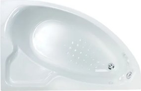 Sanitec Lydia 140x90 R - Ασύμμετρη Μπανιέρα Δεξιά Γωνία - Pneumatic Basic, Χωρίς, Χωρίς, Χωρίς