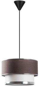 Φωτιστικό Οροφής Cake 390FLH1816 Φ30x65cm E27 40W Anhracite-Silver Opviq
