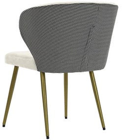 Καρέκλα Γραφείου Home ESPRIT Λευκό Μαύρο