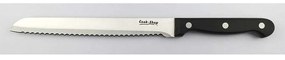 Μαχαίρι Ψωμιού SB-001P/CP5.1 20cm Silver-Black Ανοξείδωτο Ατσάλι