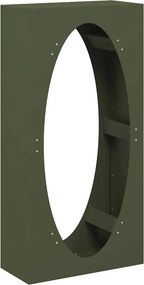 vidaXL Ράφι Καυσόξυλων 50x23x100 εκ. Χάλυβας ψυχρής έλασης
