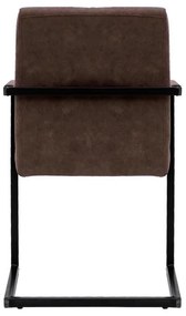 Καρέκλα Τραπεζαρίας Evita Fylliana Taupe 55x47x85 εκ. 2αδα