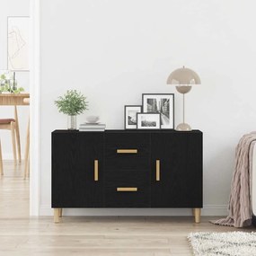 vidaXL Μπουφές Μαύρος Δρυς 100x36x60 εκ. από Τεχνητό Ξύλο