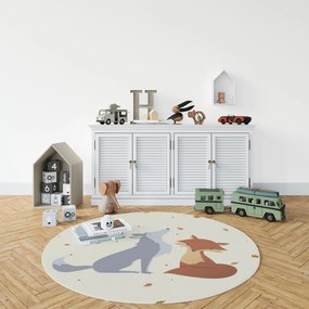 Rug (90 x 90) Woopamuk143 White